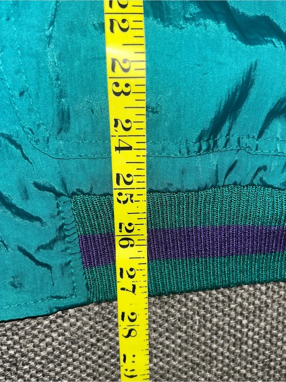 Vintage bold teal